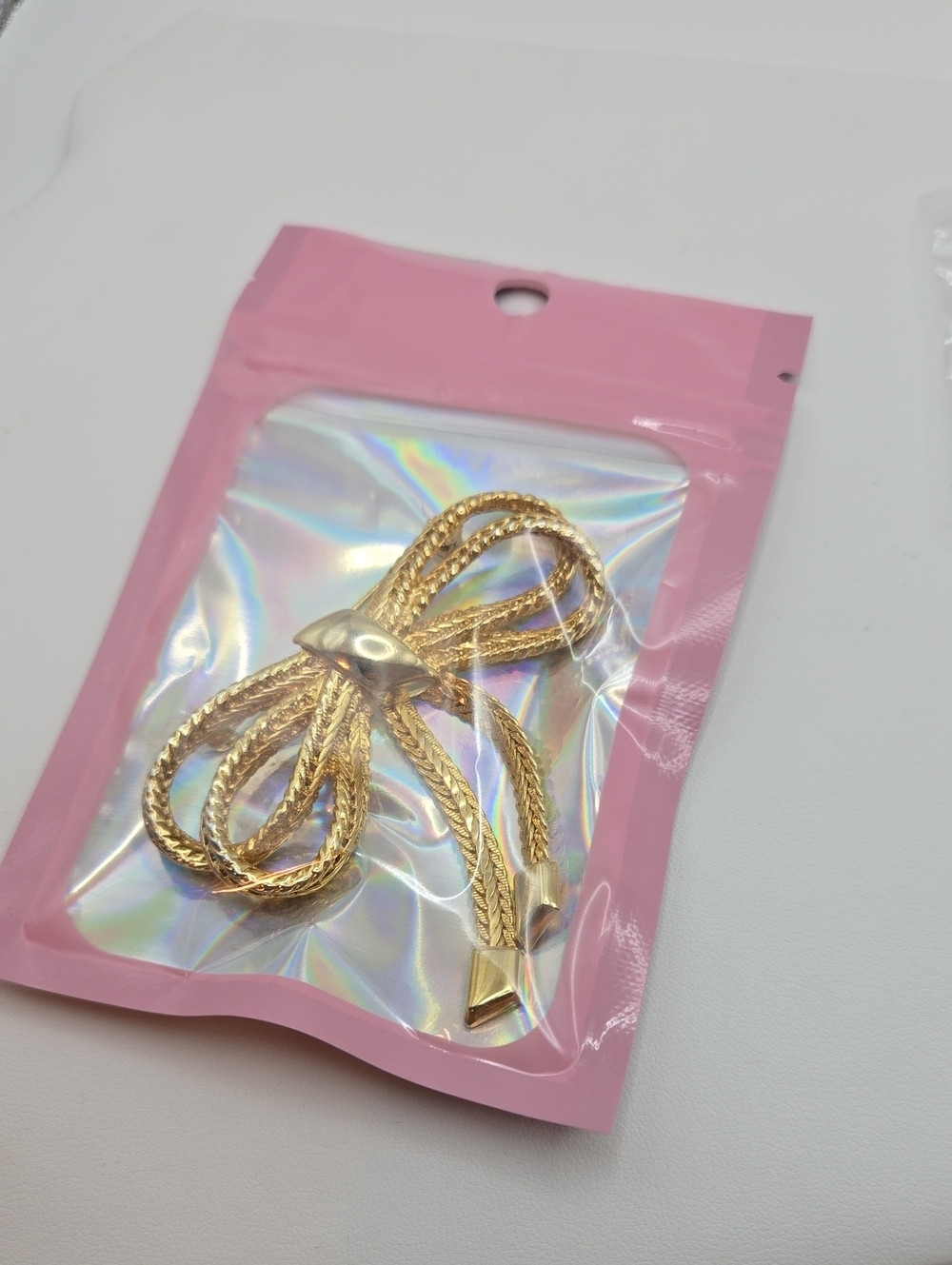 Vintage Gold Tone Bow Brooch - Picture 5 of 17